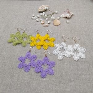 Kesäkukka korvakorut